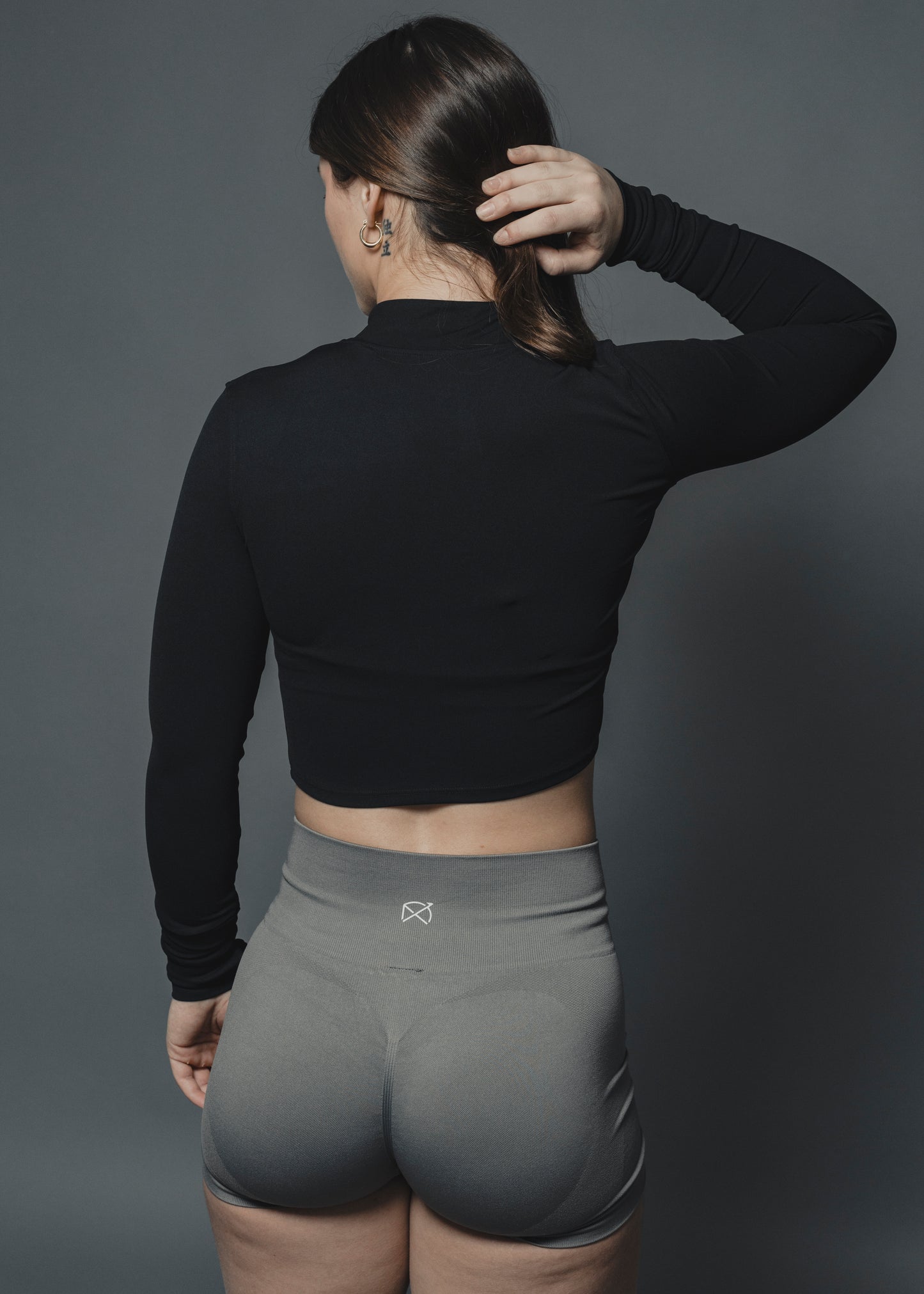 Cropped Zip Up Jacket