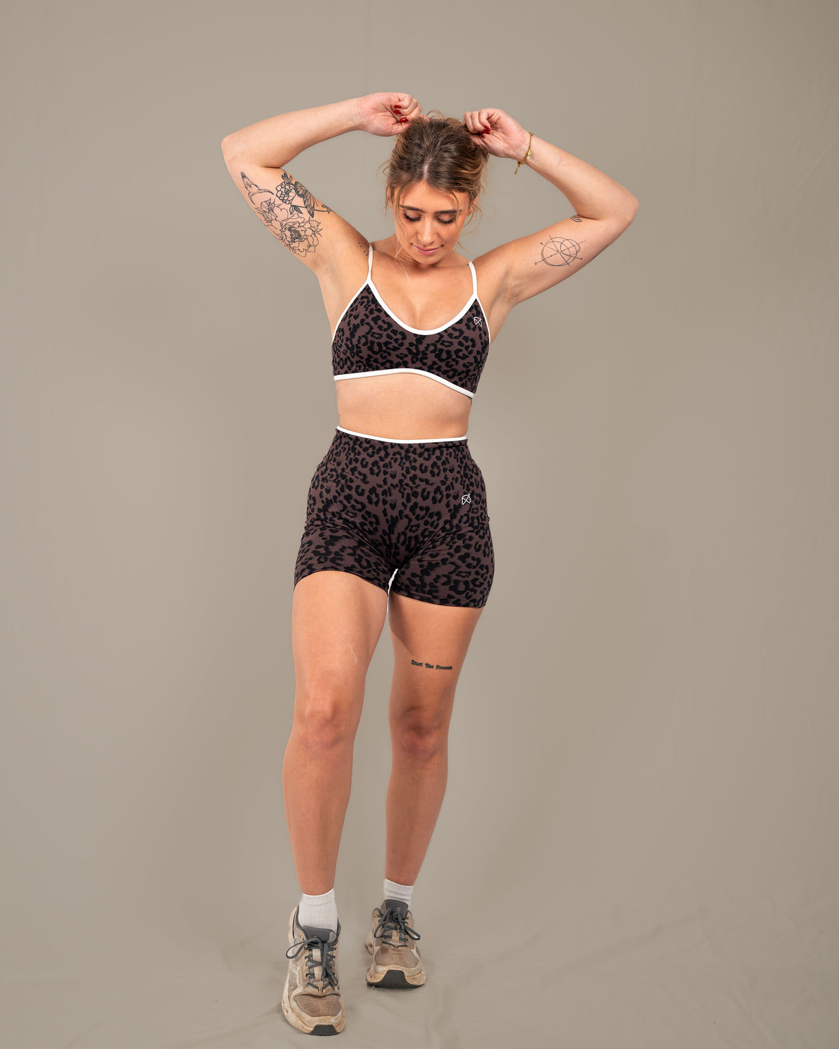 Leopard Sculpt Shorts
