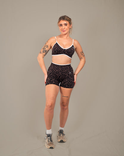 Leopard Sculpt Shorts